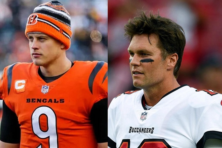 Joe Burrow rencontre Tom Brady pour la première fois dans un jeu